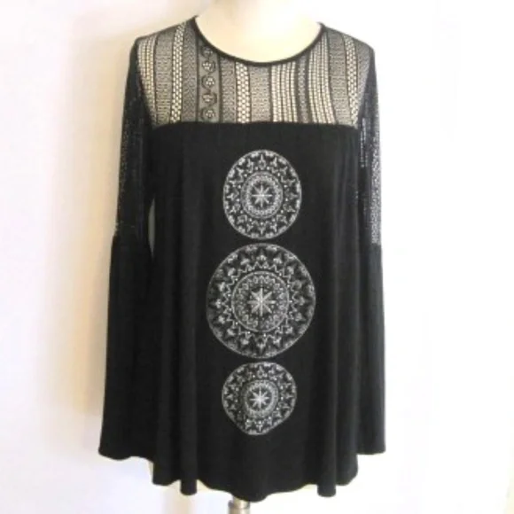 Desigual Neusifu Crochet Lace Top - Picture 6 of 14